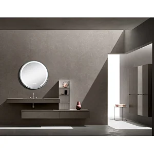 Mosmile Round Framed Anti-fog LED Illuminated Bathroom Mirror