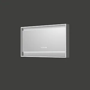 Mosmile LED Backlit Bathroom Mirror Cabinet with Shelf