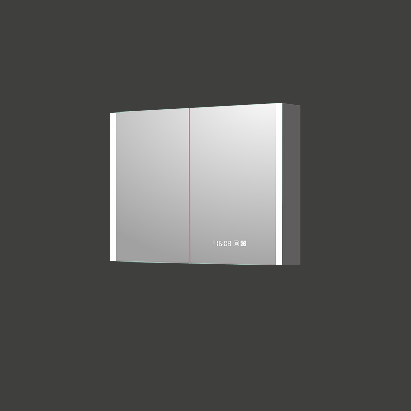 Mosmile Framless Wall Hang LED Bathroom Mirror Cabinet