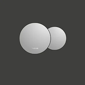 Mosmile Anti-fog Wall LED Plastic Framed Bathroom Mirror