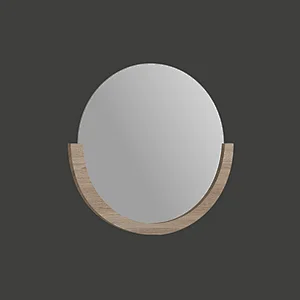Mosmile Customized Wall Hanging Round Framed Bathroom Mirror
