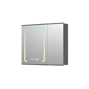 Mosmile Wall Hanging Bathroom Mirror Cabinet with LED