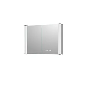 Mosmile Modern Framed LED Anti-fog Bathroom Mirror Cabinet