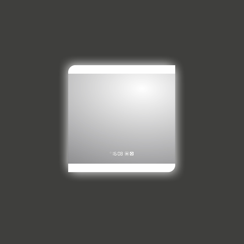 Mosmile Wall Hanging LED Backlit Anti-fog Square Bathroom Mirror