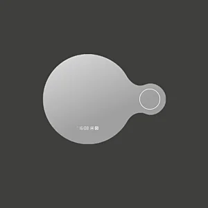 Mosmile Illuminated Magnifying LED Round Bathroom Mirror