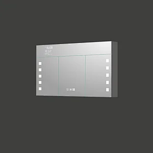 Mosmile Cheap Wall  Weather LED Bathroom Mirror Cabinet