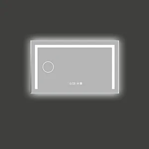 Mosmile Frameless LED Magnifying Bathroom Mirror