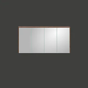 Mosmile Wall Mounted Wood Bathroom Mirror Cabinet
