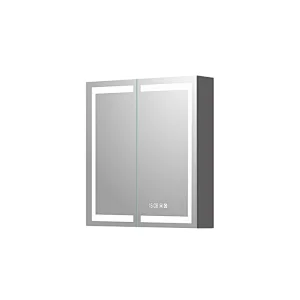 Mosmile Rectangle Wall LED Illuminated Bathroom Mirror Cabinet
