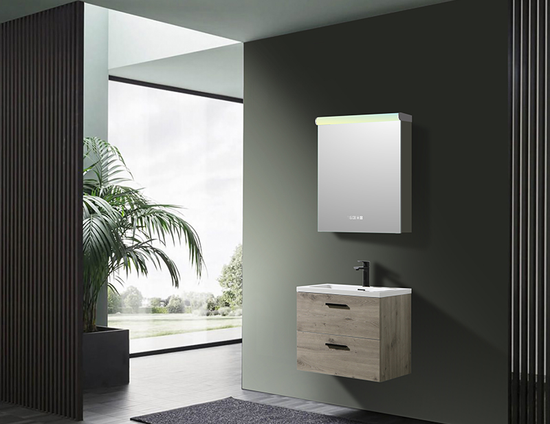 Mosmile Anti-fog LED Lighting Panel Bathroom Mirror Cabinet