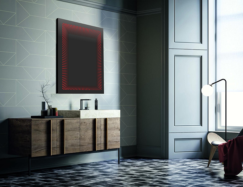 Mosmile Cheap Hotel Wall 3D Bathroom Mirror
