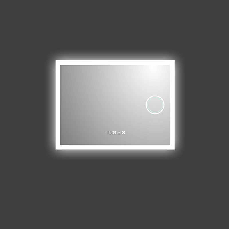 Mosmile Cheap Wall Framed LED Magnifying Bathroom Mirror