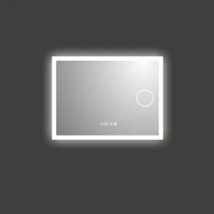 Mosmile Cheap Wall Framed LED Magnifying Bathroom Mirror
