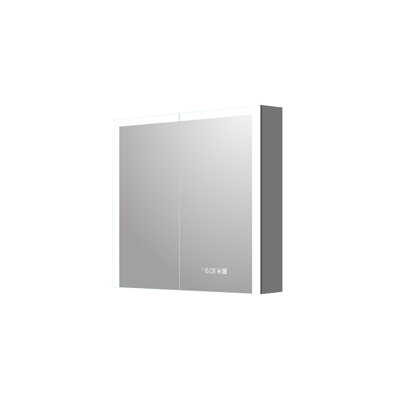Mosmile Cheap Wall Hanging LED Rectangle Bathroom Mirror Cabinet