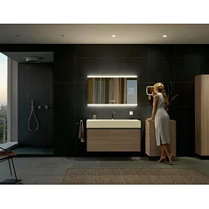 Mosmile Hotel Weather Framed LED Lighted Bathroom Mirror