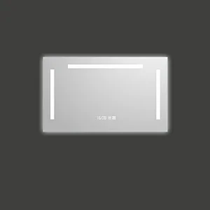 Mosmile Frameless Bathroom Illuminated Fog Resistant Mirror
