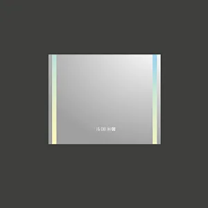 Mosmile Hotel Rectangle LED Dimming Illuminated Anti-fog Bathroom Mirror