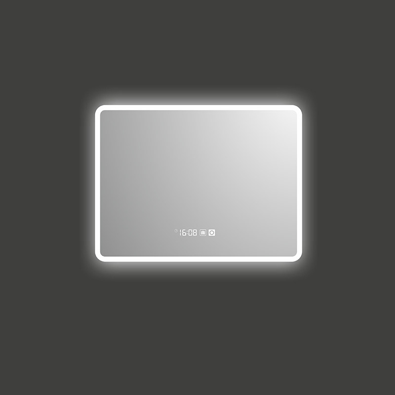 Mosmile Customized Wall Rectangle LED Framed Anti-fog Bathroom Mirror