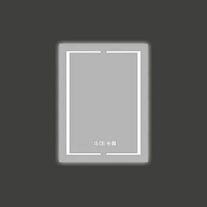Mosmile Rectangle Wall Defogging Home LED Backlit Bathroom Mirror