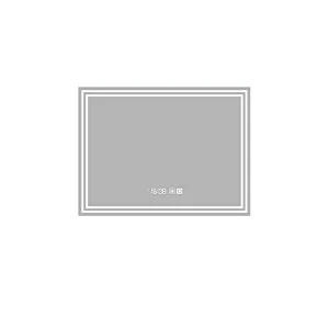 Mosmile Frameless Wall LED Backlit Light Rectangle Bathroom Mirror