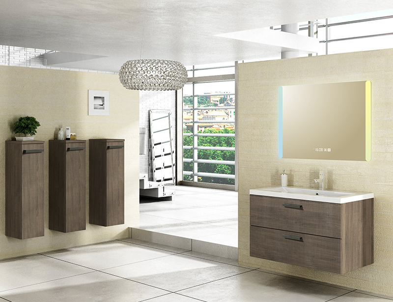 Mosmile Hotel LED Illuminated Dimming Bathroom Mirror with Light