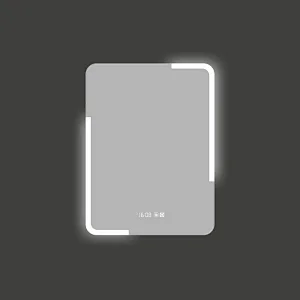 Mosmile Customized Rectangle LED Anti-fog Wall Bathroom Mirror