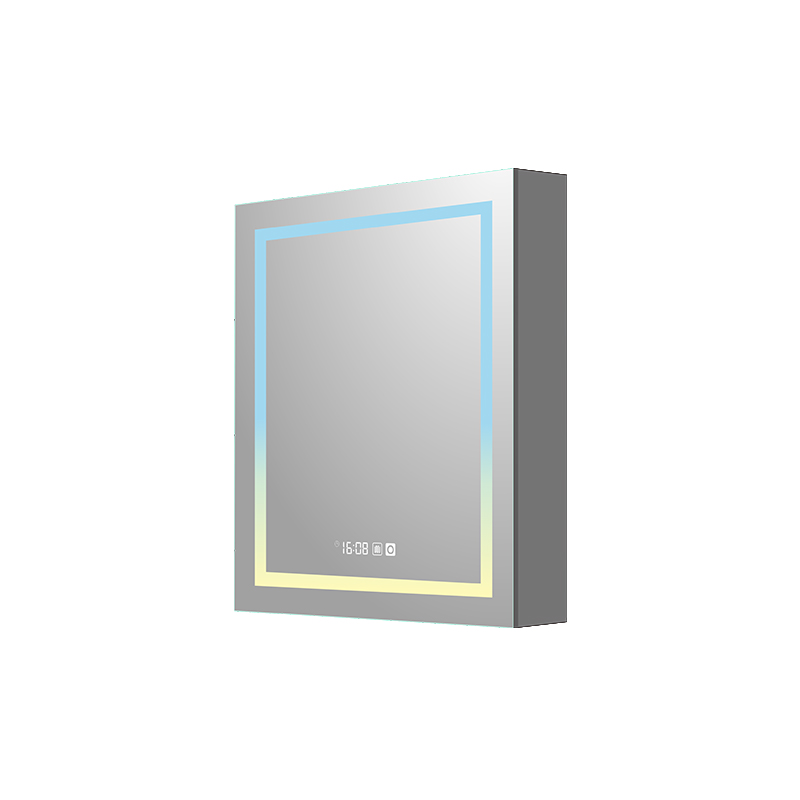 Mosmile Frameless LED Dimming Bathroom Mirror Cabinet