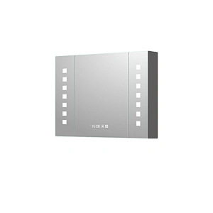 Mosmile Wall Laser LED Aluminium Bathroom Mirror Cabinet