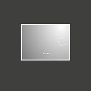 Mosmile Wall Hanging Framed LED Magnifying Bathroom Mirror
