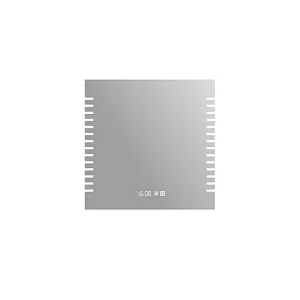 Mosmile Hotel Illuminated LED Light Square Bathroom Mirror