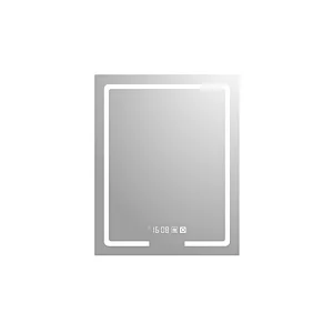 Mosmile Defogging Wall Mounted Hotel Rectangle LED Lights Bathroom Mirror