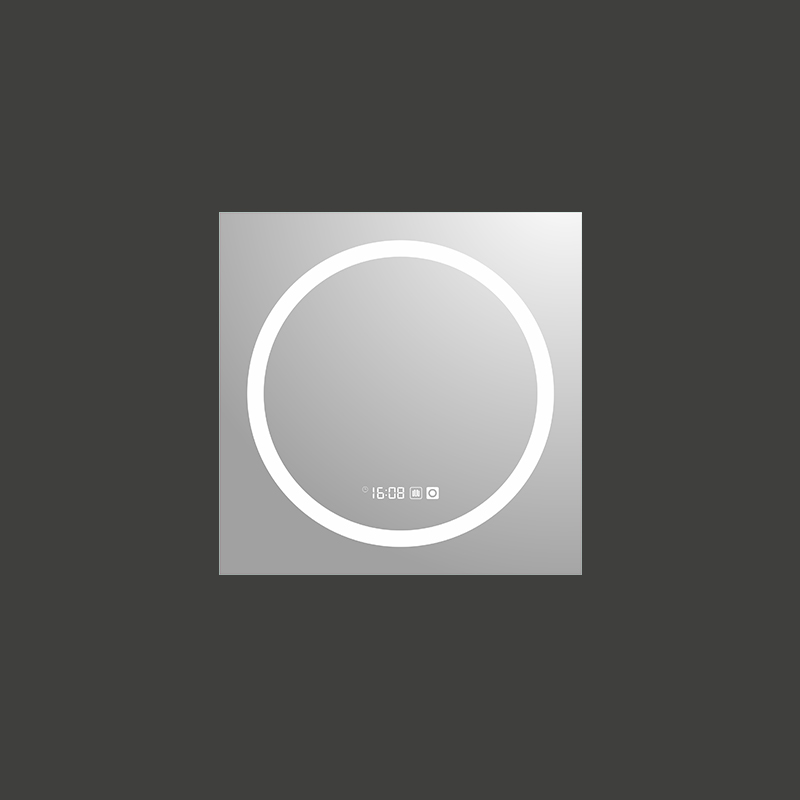 Mosmile Wall Home Square LED Bathroom Mirror with Defogging