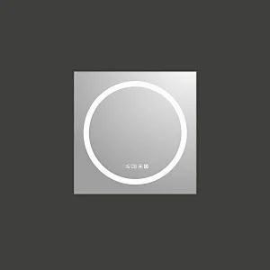Mosmile Wall Home Square LED Bathroom Mirror with Defogging