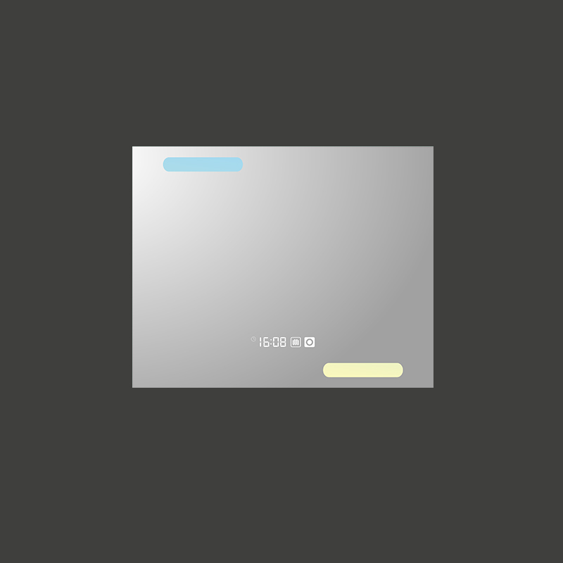Mosmile Hotel Wall Rectangle Anti-fog LED Frameless Light Bathroom Mirror