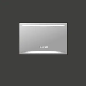 Mosmile Anti-fog Plastic Framed Bathroom Mirror with LED