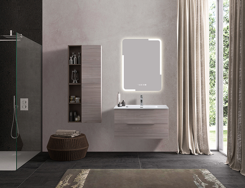 Mosmile Customized Rectangle LED Anti-fog Wall Bathroom Mirror