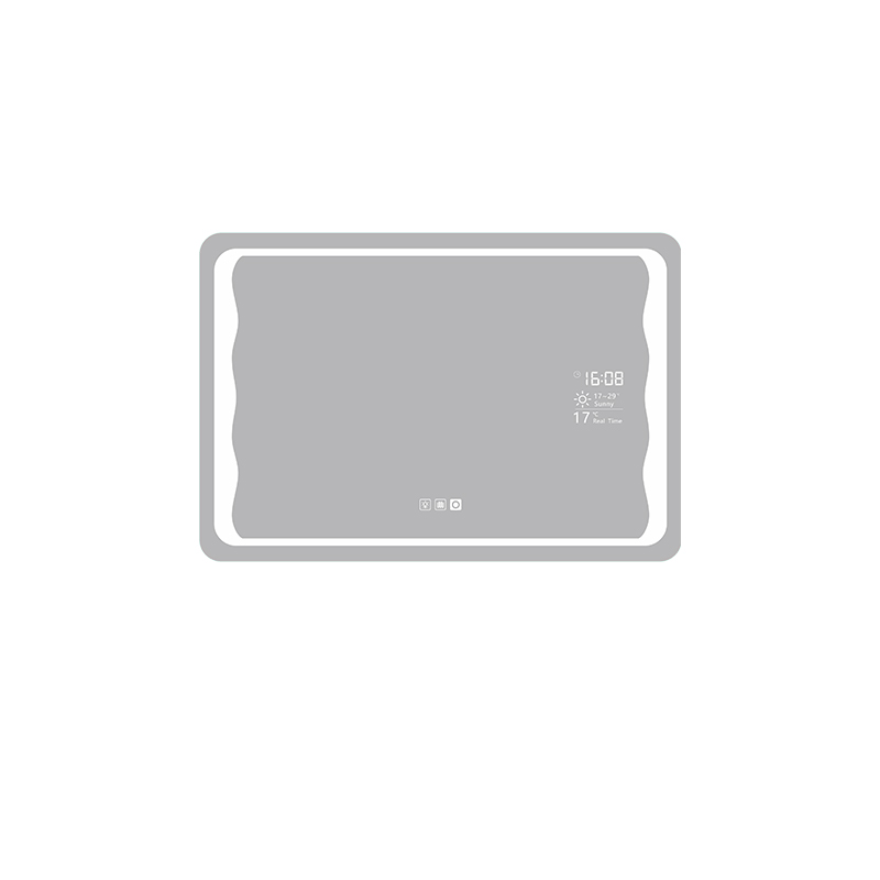 Mosmile Modern Wall Framless LED Bathroom Mirror with Light