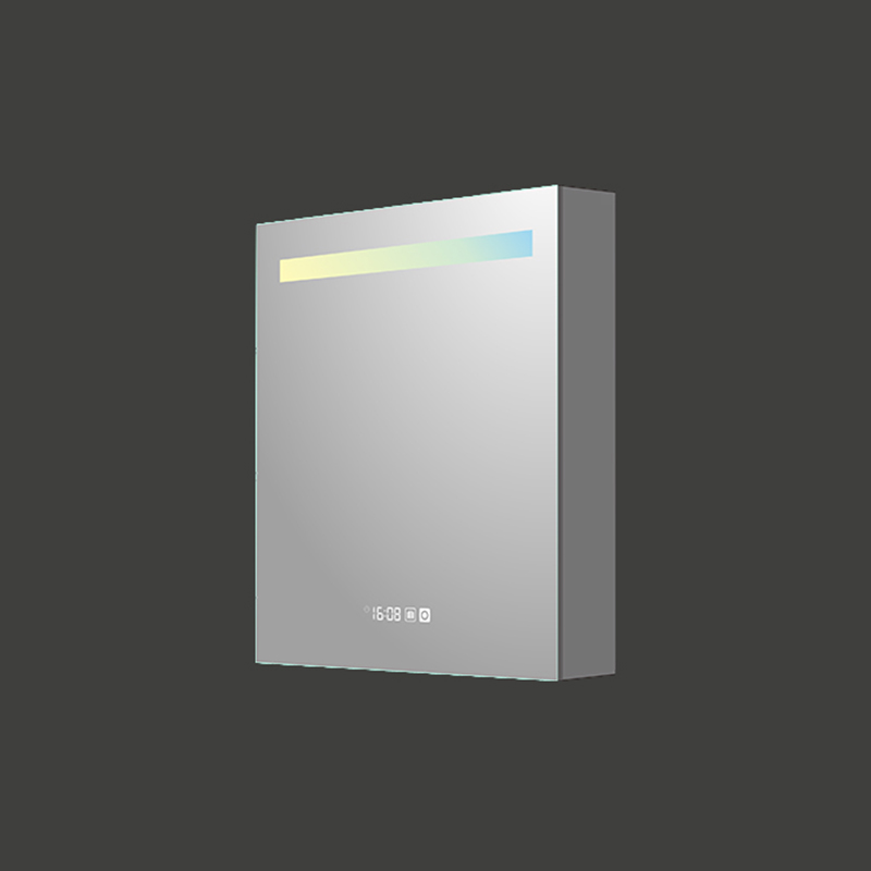Mosmile Dimming 1 Door LED Bathroom Mirror Cabinet