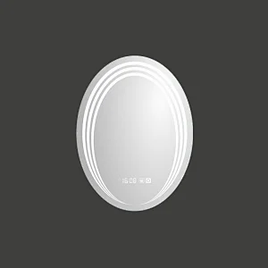 Mosmile Wall Oval LED Light Frameless Bathroom Mirror