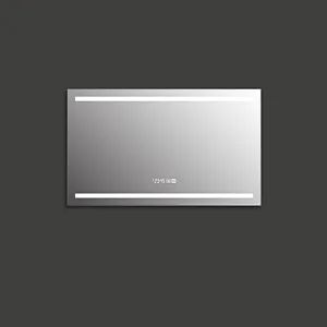 Mosmile Elegant Hotel Rectangle Defogging Wall LED Bathroom Mirror