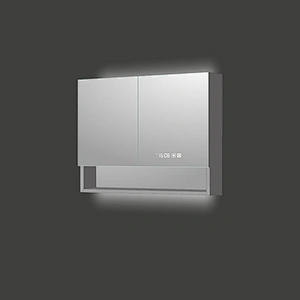 Mosmile LED Backlit Bathroom Mirror Cabinet with Shelves
