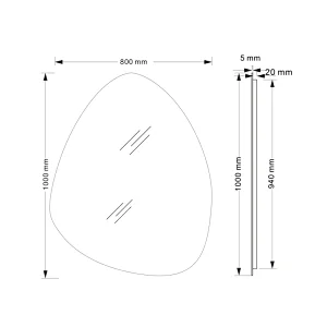 Mosmile Anti-fog Blueooth LED Lighted Bathroom Mirror