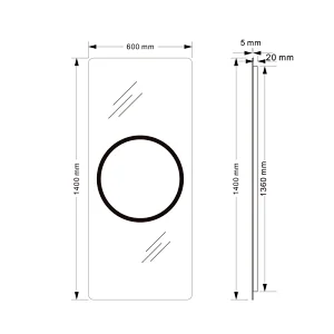 Mosmile Best Magnifying LED Backlit Salon Bathroom Mirror