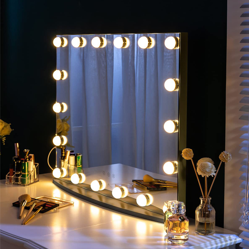 Mosmile Wall Hanging LED Lighted Hollywood Mirror