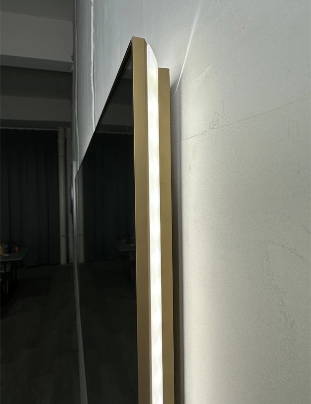 Mosmile Wall Framed LED Bathroom Mirror with Blacklit