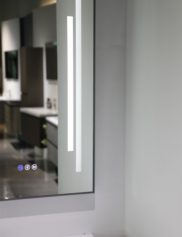 Mosmile 5mm-wide Framed Illuminated LED Bathroom Mirror