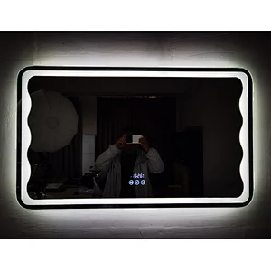 Mosmile Rounded-Corner LED Light Wall Bathroom Mirrors