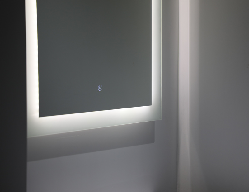 Mosmile Hotel LED Light Touch Switch Wall Bathroom Mirrors