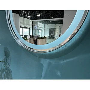 Mosmile Illuminated Runway Shape Bathroom Mirror with Light