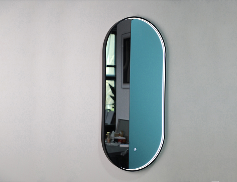 Mosmile Anti-fog Runway Type Bathroom Mirror with Light in Framed
